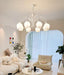 Curved Arm Bell Chandelier-DWHOME