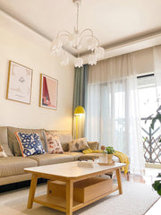 Curved Arm Bell Chandelier-DWHOME