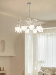Curved Arm Bell Chandelier-DWHOME
