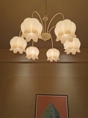 Curved Arm Bell Chandelier-DWHOME