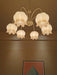 Curved Arm Bell Chandelier-DWHOME
