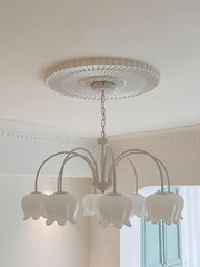 Curved Arm Bell Chandelier-DWHOME