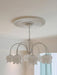 Curved Arm Bell Chandelier-DWHOME