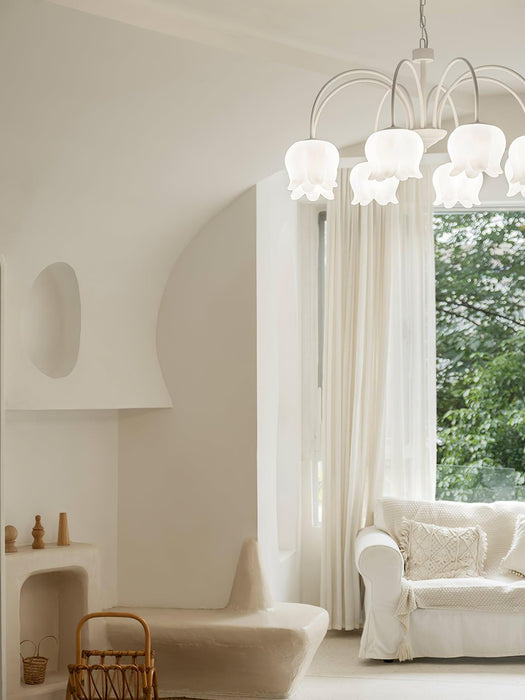 Curved Arm Bell Chandelier-DWHOME