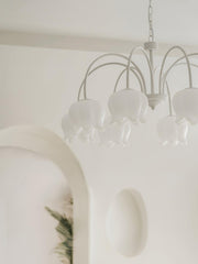 Curved Arm Bell Chandelier-DWHOME