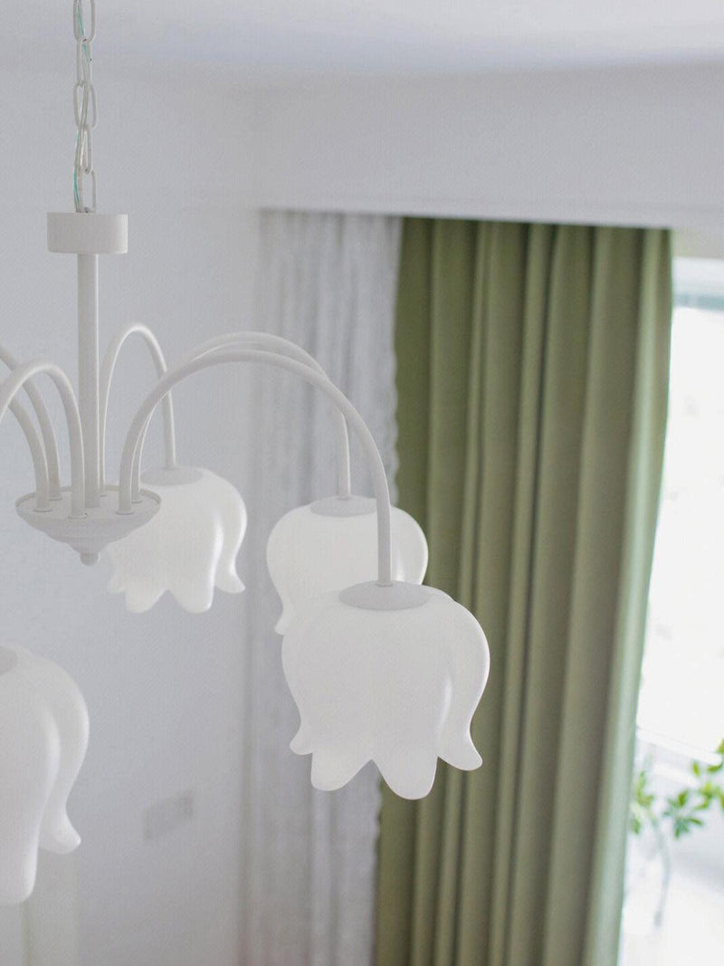 Curved Arm Bell Chandelier-DWHOME