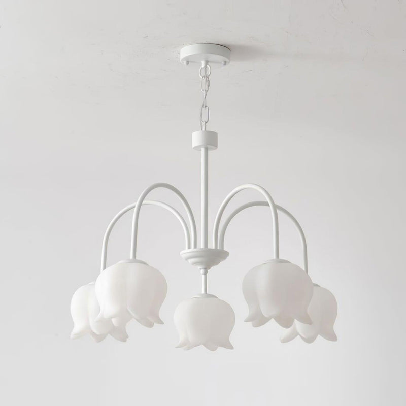 Curved Arm Bell Chandelier-DWHOME