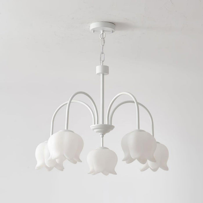 Curved Arm Bell Chandelier-DWHOME
