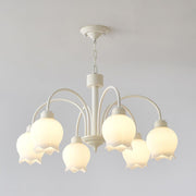 Curved Arm Bell Chandelier-DWHOME