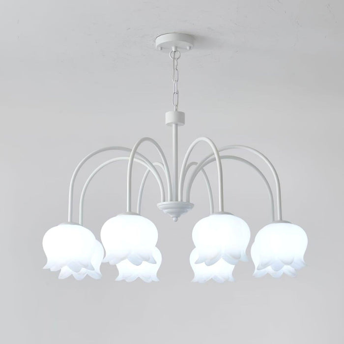 Curved Arm Bell Chandelier - Vakkerlight