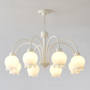 Curved Arm Bell Chandelier-DWHOME
