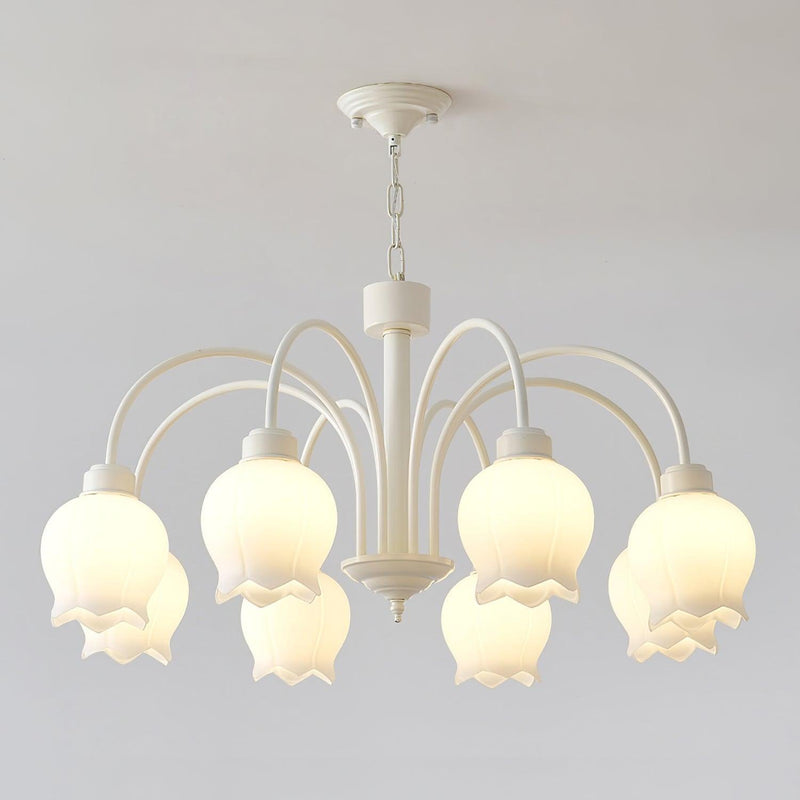 Curved Arm Bell Chandelier-DWHOME