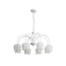 Curved Arm Bell Chandelier - Vakkerlight