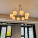 Curved Arm Bell Chandelier-DWHOME