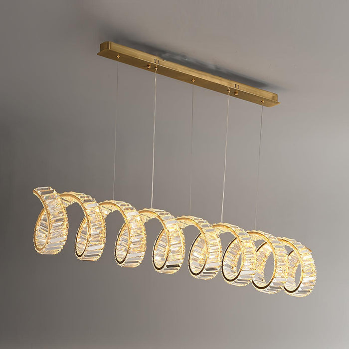 Curved LED Chandelier - DWHOME