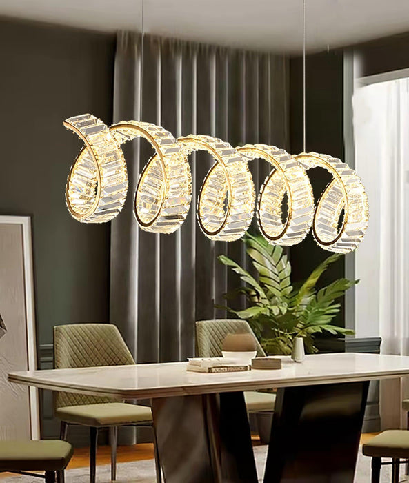 Curved LED Chandelier - DWHOME