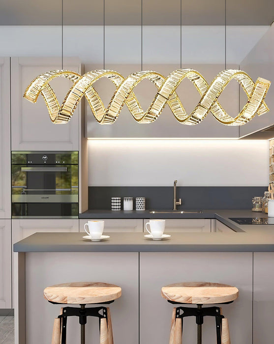 Curved LED Chandelier - DWHOME