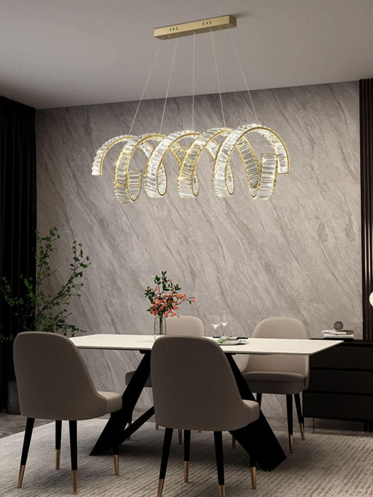 Curved LED Chandelier - DWHOME