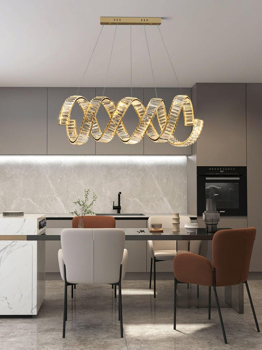 Curved LED Chandelier - DWHOME