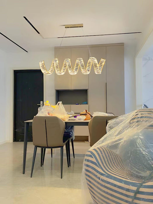 Curved LED Chandelier - DWHOME