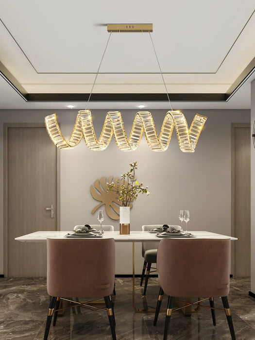 Curved LED Chandelier - DWHOME