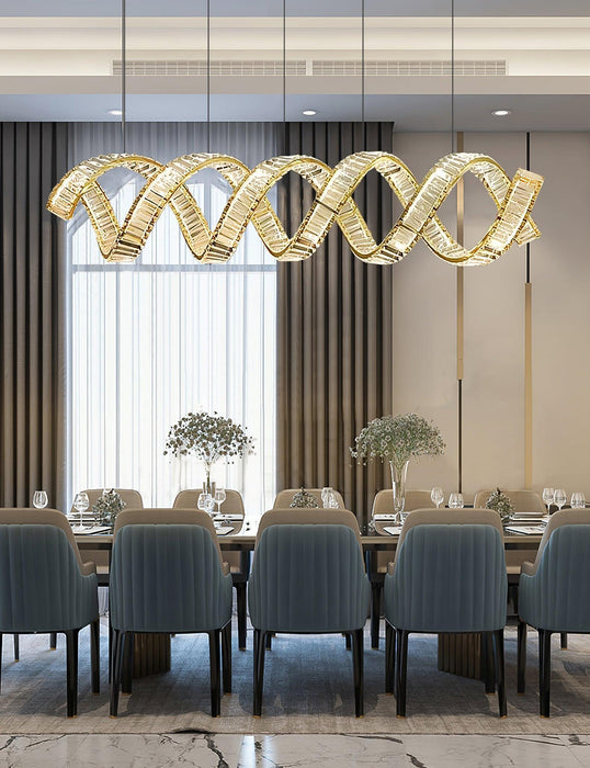 Curved LED Chandelier - DWHOME