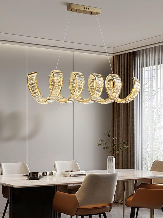 Curved LED Chandelier - DWHOME