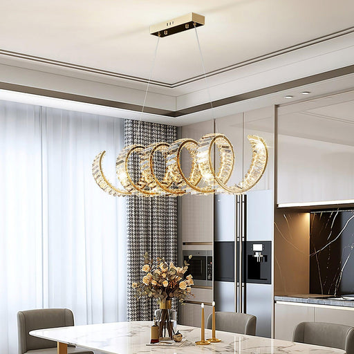 Curved LED Chandelier - DWHOME