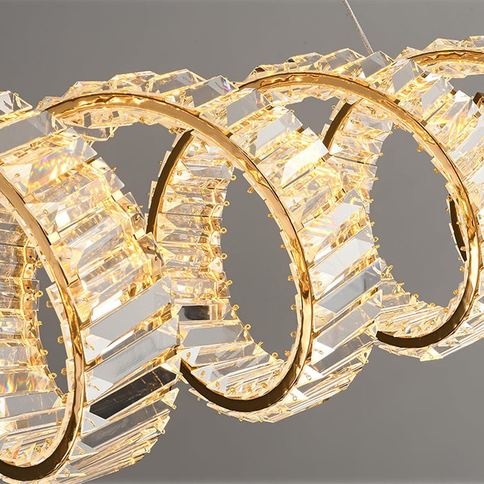 Curved LED Chandelier - DWHOME