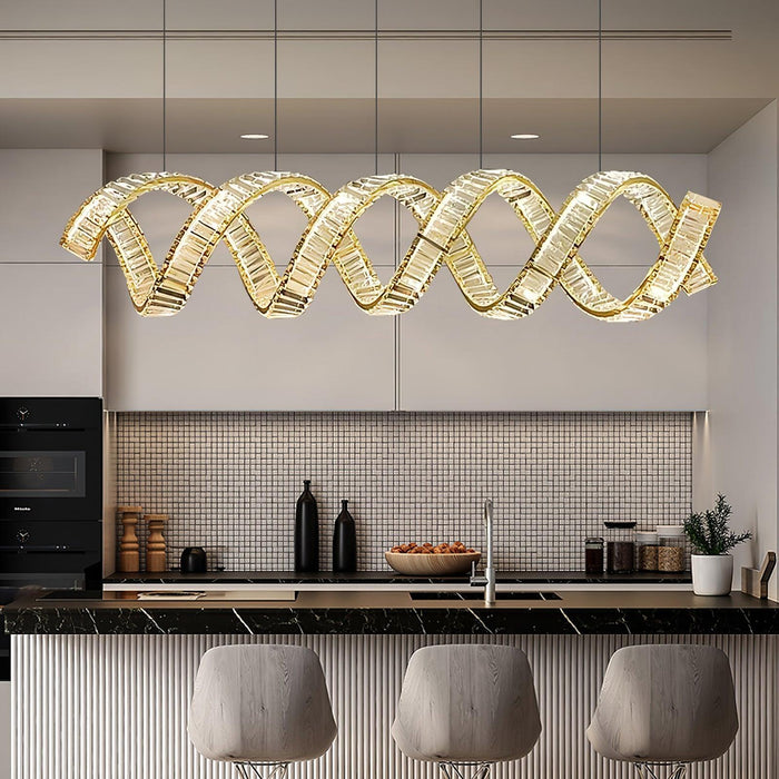 Curved LED Chandelier - DWHOME