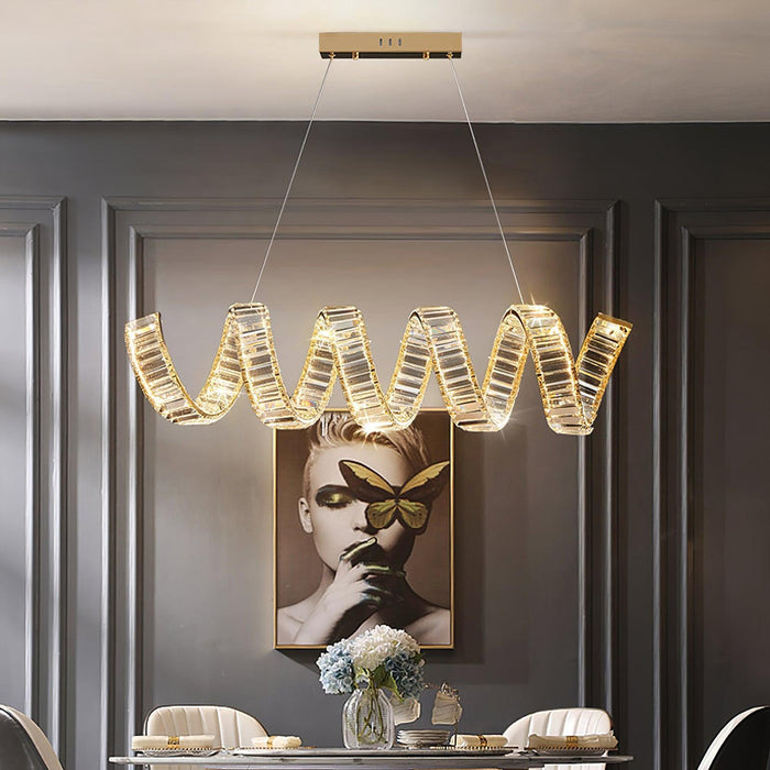 Curved LED Chandelier - DWHOME