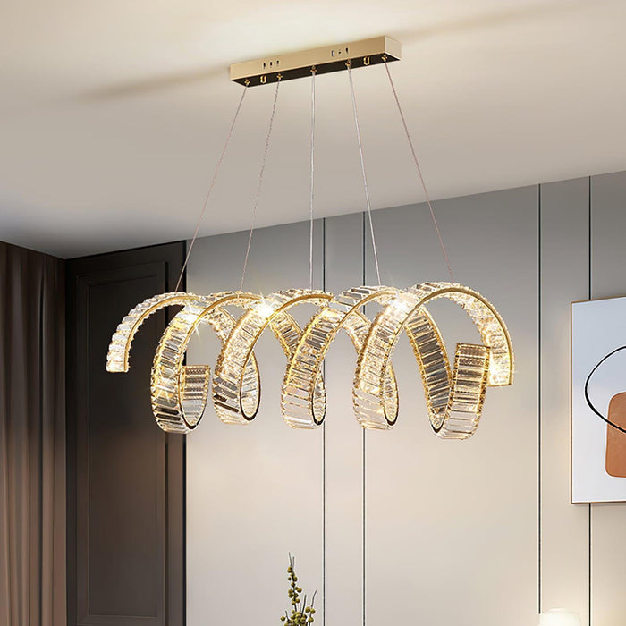 Curved LED Chandelier - DWHOME