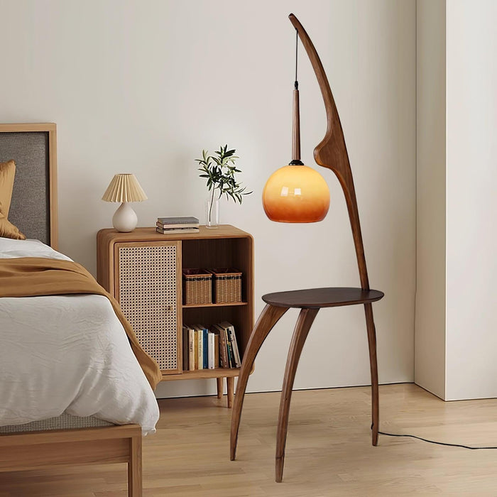 Curved Mantis Arm Floor Lamp-DWHOME