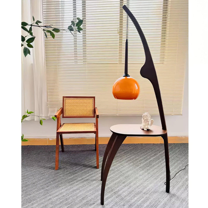 Curved Mantis Arm Floor Lamp-DWHOME