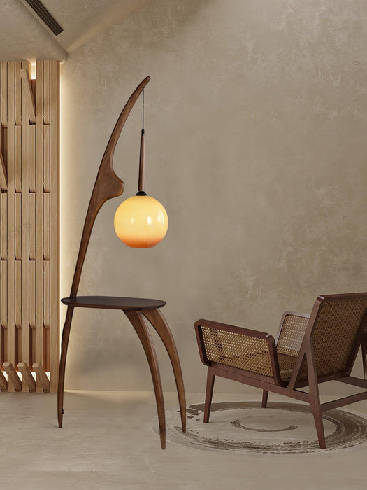 Curved Mantis Arm Floor Lamp-DWHOME