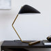 Curvilinear Mid-Century Table Lamp-DWHOME