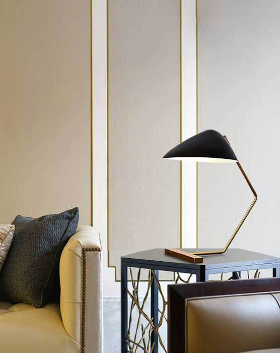 Curvilinear Mid-Century Table Lamp-DWHOME