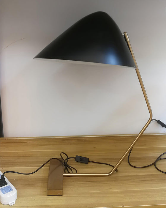 Curvilinear Mid-Century Table Lamp-DWHOME