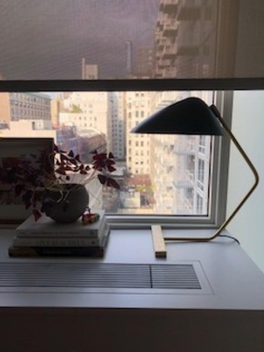 Curvilinear Mid-Century Table Lamp-DWHOME