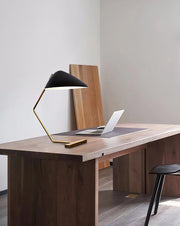 Curvilinear Mid-Century Table Lamp-DWHOME