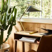 Curvilinear Mid-Century Table Lamp-DWHOME