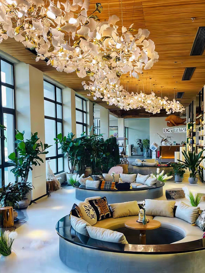Gingko Leaves Chandelier-DWHOME