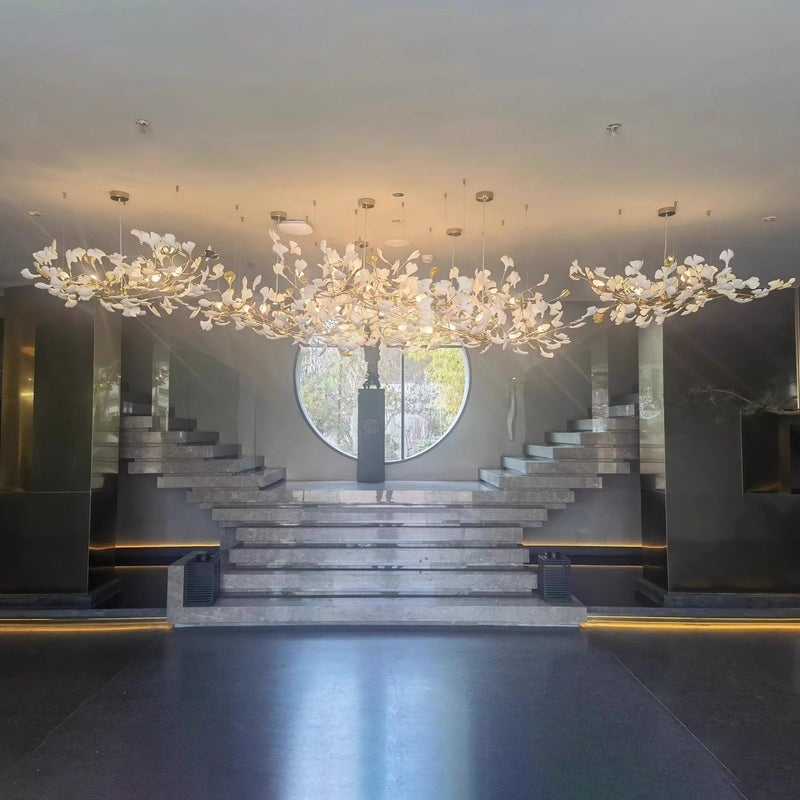 Gingko Leaves Chandelier-DWHOME