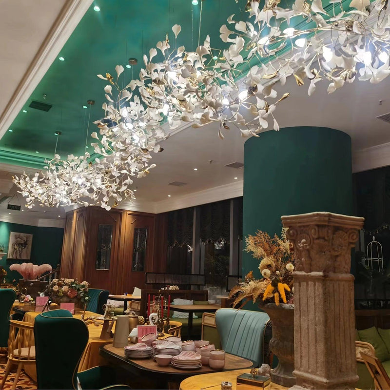 Gingko Leaves Chandelier-DWHOME