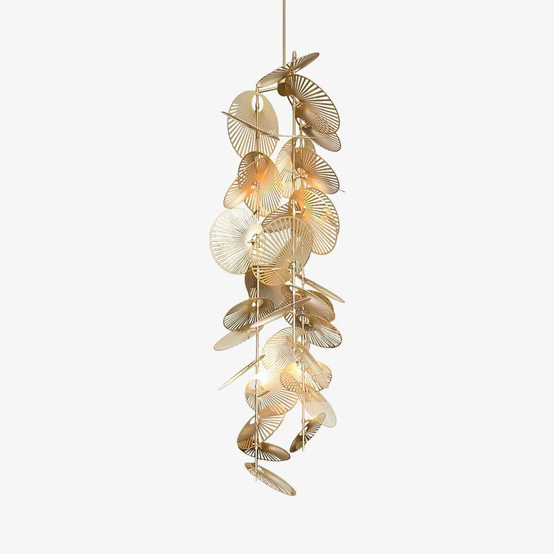 Cattail Leaf Chandelier-DWHOME