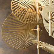 Cattail Leaf Chandelier-DWHOME
