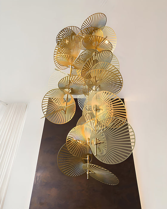 Cattail Leaf Chandelier.