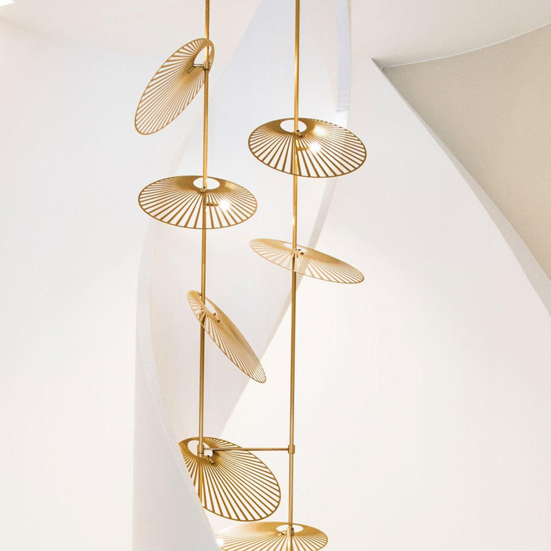 Cattail Leaf Chandelier-DWHOME