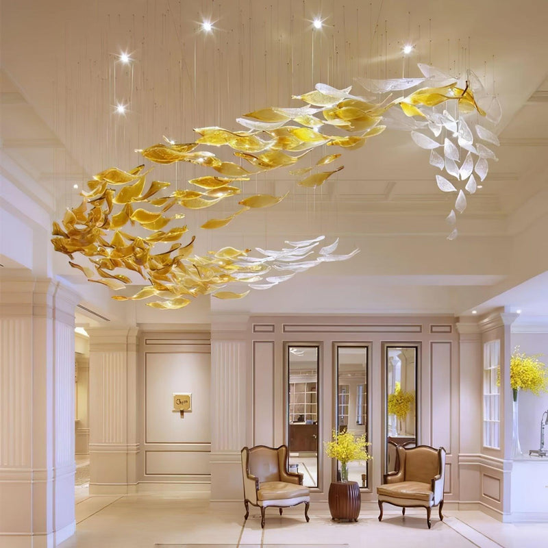 Swaying Leaves Chandelier-DWHOME