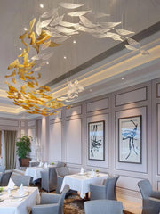 Swaying Leaves Chandelier-DWHOME